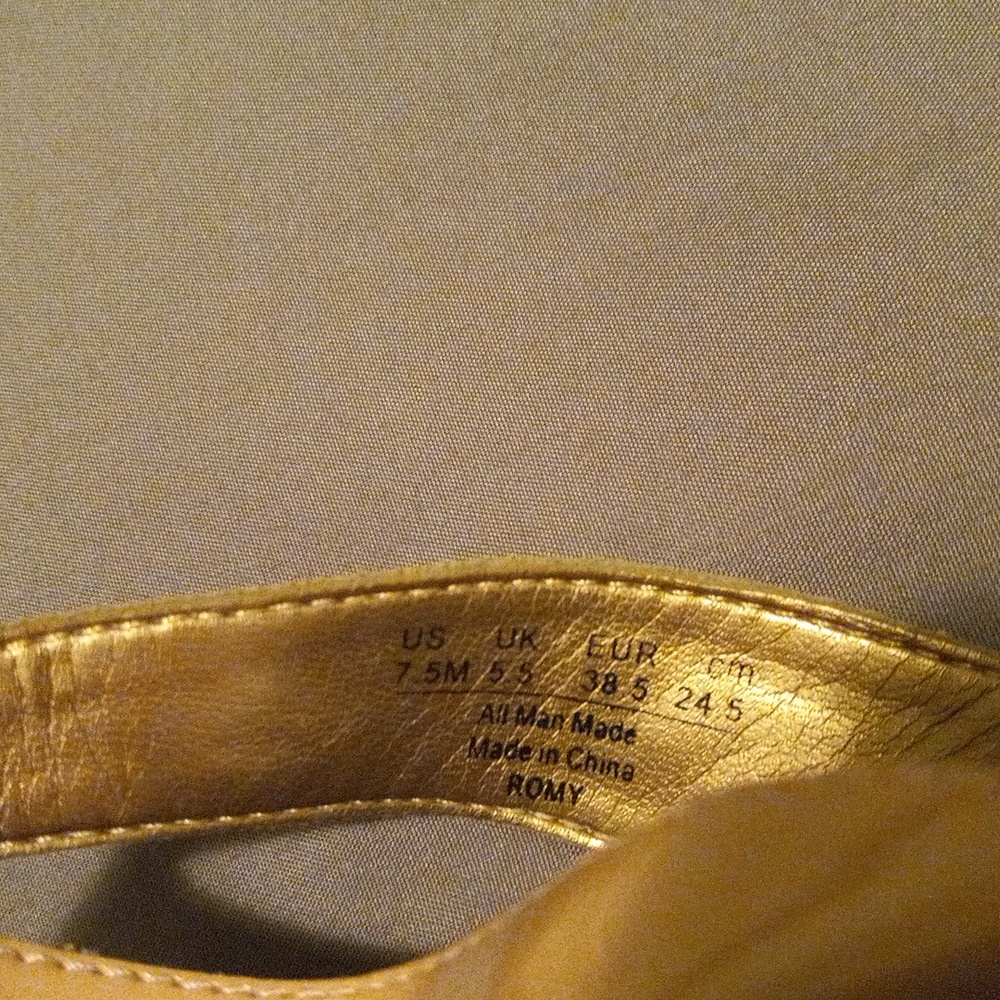 Sam Eldeman Cork Wedge Sandals Size 7.5 - Picture 8 of 8